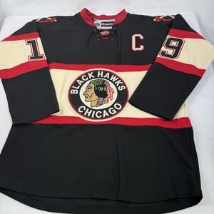 Chicago Blackhawks NHL Jonathan Toews #19 Winter Classic Jersey 2009 Reebok 50